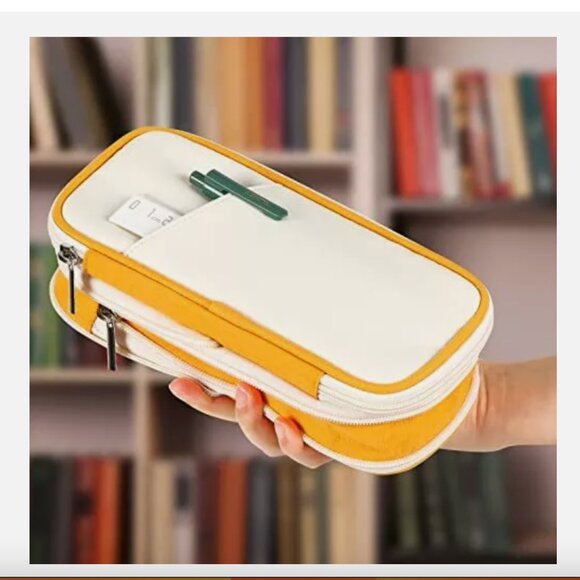 BUNDLE OF 4 Foldable Pencil/ MAKEUP  Case NEW IN PACKAGE - Picture 3 of 6